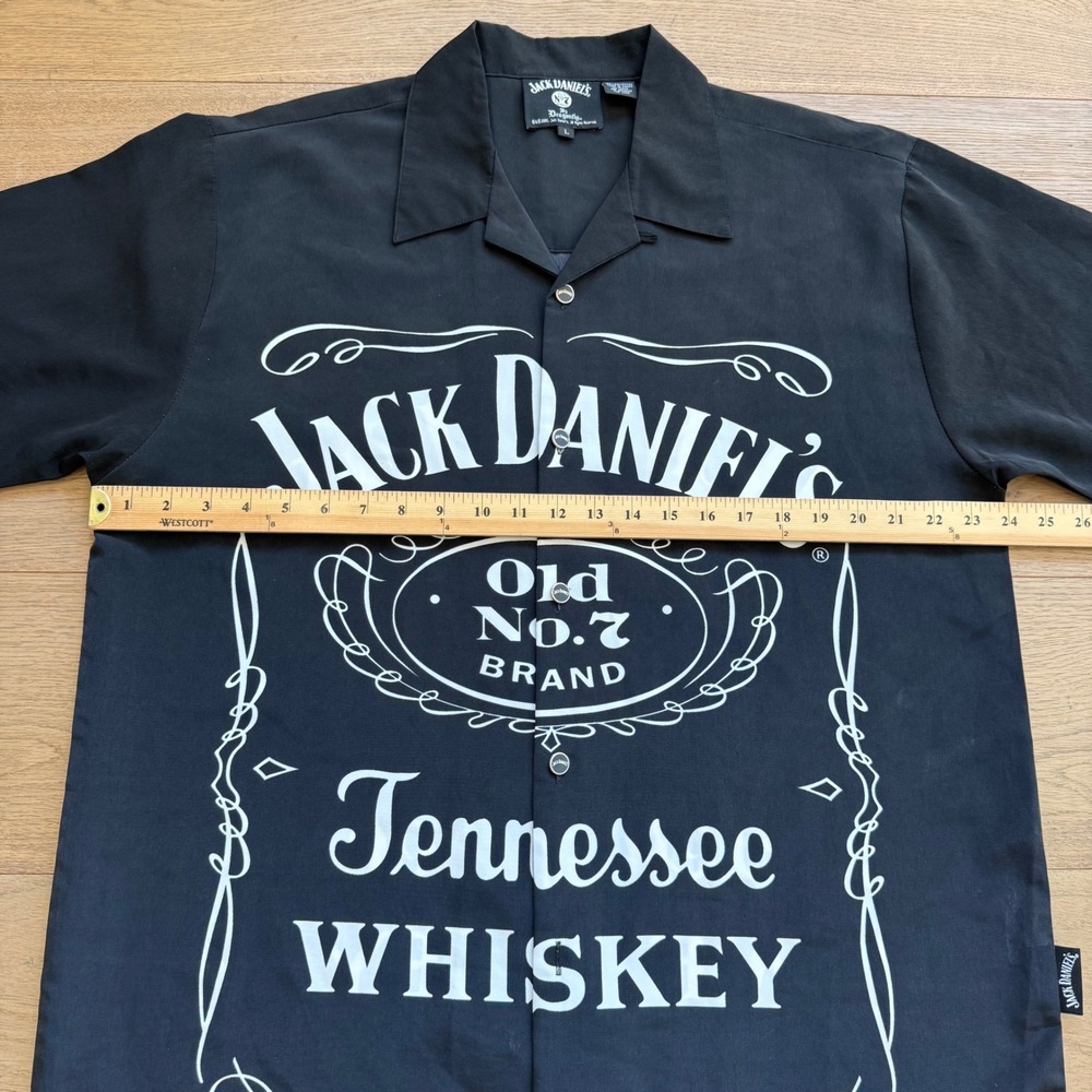 Vintage 2005 Jack Daniels Dragonfly Whiskey Shirt Mens Large Black Graphic Y2K - Picture 7 of 8